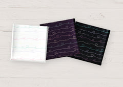 Baumwolljersey Scribble Hearts by Mrs Mint Design
