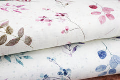 Double Gauze Musselin Eukalyptus Aquarell