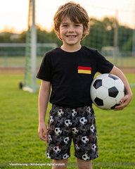 Baumwollstoff Fussball Dynamic