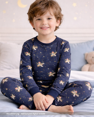 Baumwolljersey Digital Nachthimmel by Little Darling - Design 2