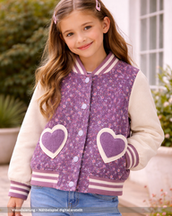 Stretch Feincord Smilla - lila
