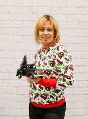 Baumwolljersey Feliz Navidad