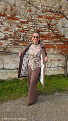 Baumwoll Jacquard Jersey Emily Animal Flecken