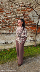 Baumwoll Jacquard Jersey Emily Animal Flecken