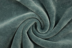 Reststück: 1,20m Nickistoff in smaragd