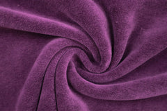 Reststück: 1,20 m Nickistoff in brombeer