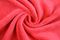 Reststück: 1,50m Nickistoff in rot