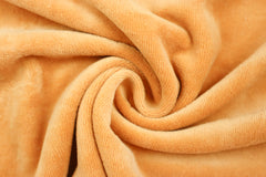 Reststück: 1,45m Nickistoff in senfgelb