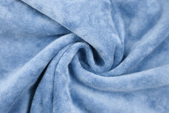 Reststück: 1,50m Nickistoff in rauchblau