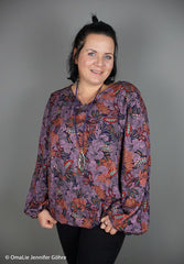 Viskose Webware Indian Summer by Bienvenido Colorido - 938 aubergine