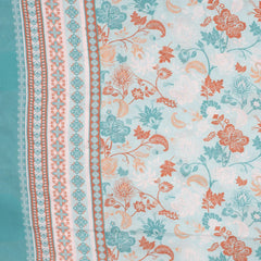 Bordüren Viskose Voile Ibiza Flower