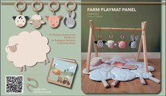 Panel Baumwollstoff Farm Playmat