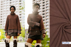 Strickstoff Sofia by Fibre Mood - braun