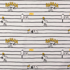 Lizenz Baumwolljersey Digital Peanuts - weiß