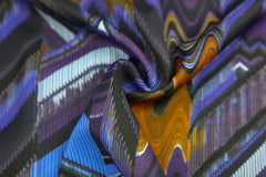 Polyester Peach Touch Digital Lines