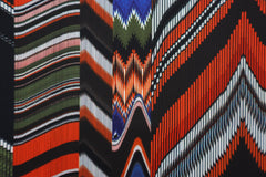 Polyester Peach Touch Digital Lines