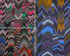 Polyester Peach Touch Digital Lines