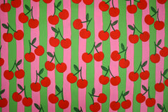 Baumwoll Popeline Cherry Fruit by Poppy