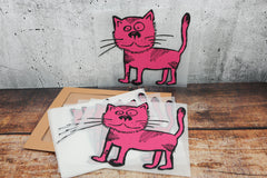 Bügelbild Cute Cat by Qjutie