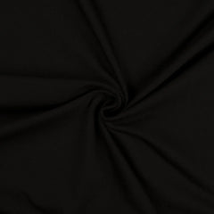 Reststück. 1,30 m Baumwolljersey uni schwarz