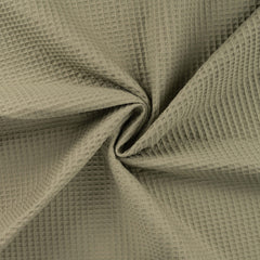 Waffelpiqué Uni Khaki by Qjutie