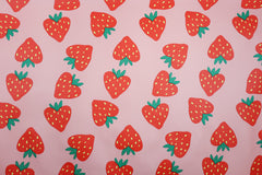 Regenjackenstoff Erdbeeren