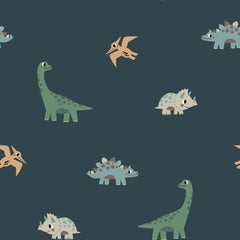 Regenjackenstoff Kleine Dinos