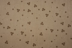 Rippen Cordstoff Blümchen