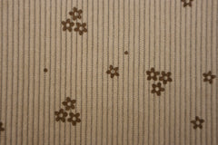 Rippen Cordstoff Blümchen