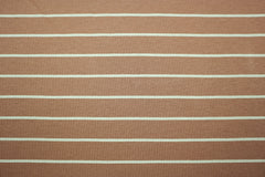 Rippenjersey Streifen Sue - camel