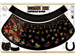 Panel Baumwolljersey Blooming Skirt by Nina von Herzbeet