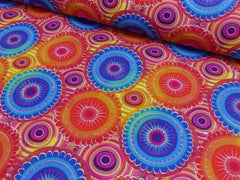 Canvas Digital Rainbow Circles