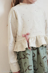 Baumwolljersey I love Ponys by Sabine Marschall salbei