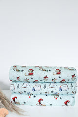 Sweatshirtstoff Winterwonderland hellmint by Sabine Marschall