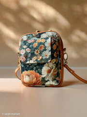 Oxfordgewebe Flowing Bloom Odessa Flower by Sarah Mariam