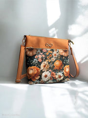 Oxfordgewebe Flowing Bloom Odessa Flower by Sarah Mariam