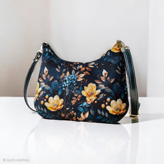 Oxfordgewebe Flowing Bloom Odessa Flower by Sarah Mariam