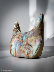 Oxfordgewebe Flowing Bloom Odessa Paint by Sarah Mariam