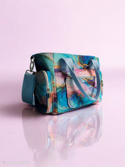 Oxfordgewebe Flowing Bloom Odessa Paint by Sarah Mariam