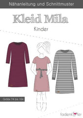 Schnittmuster Fadenkäfer Kleid Mila Kinder