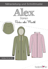 Schnittmuster Parka oder Mantel Alex Damen