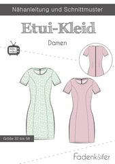 Schnittmuster Fadenkäfer Etui Kleid Damen