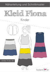 Schnittmuster Fadenkäfer Kleid Fiona Kinder