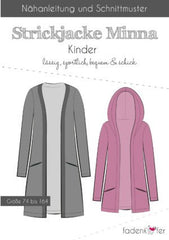 Schnittmuster Fadenkäfer Strickjacke Minna Kinder
