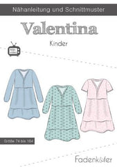 Schnittmuster Fadenkäfer Kleid Valentina Kinder