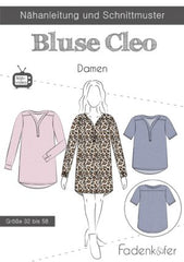 Schnittmuster Fadenkäfer Bluse Cleo Damen