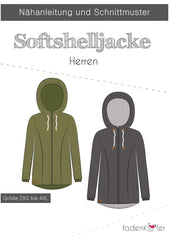 Schnittmuster Softshelljacke Herren Fadenkäfer