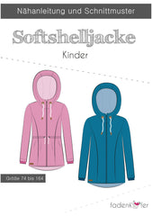 Schnittmuster Softshelljacke Kinder Fadenkäfer
