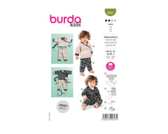 Schnittmuster burda kids - Babyausstattung 9257