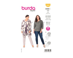 Schnittmuster burda style - Jacke & Mantel 6034 - Plus Size